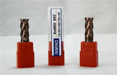 고성능을 가진 4개의 플루트 긴 범위 단단한 탄화물 끝 선반 편평한 Endmill