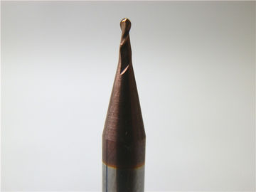 주문 단단한 탄화물 마이크로 끝 선반 Tialn는 공 코 Endmill 0.3um를 입혔습니다