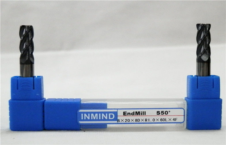TiAlN는 코너 반경 둥근 면 끝 선반 절단기, 표준 길이, 코너 반경을 입혔습니다